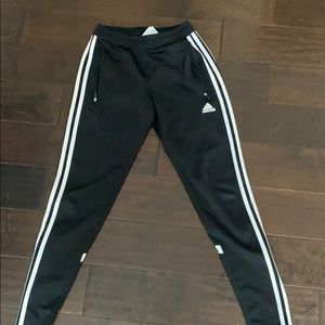 Adidas track pants in black